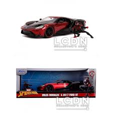 The ford gt has one of the most legendary supercar designs the new ford gt, that was introduced in 2003, is now 43 inches (109,2cm) high and has a modern. Marvel Hollywood Rides Diecast Model 1 24 2017 Ford Gt With Miles Morales Figure
