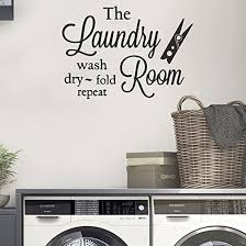 Laundry Room Stickers Art Quotes Words