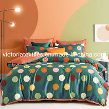 Cotton Sateen 60s Printed Bed Cover Set