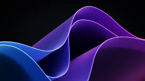 Waves Wallpaper 4k Purple Windows 11
