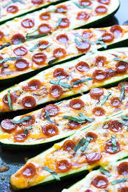 pizza zucchini boats the blond cook