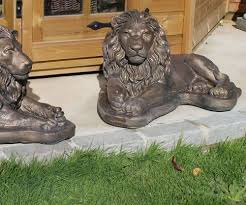 Pair Of Large Chinese Foo Dogs Lions