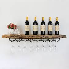 Modern Wooden Wall Mounted Wine Rack
