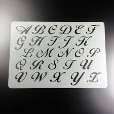 Ein din a4 blatt hat die größe: A4 Schablone Alphabet Buchstaben Satz A Z Gross Bf417 Ebay