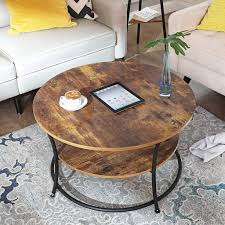 You can choose to mix and match with coloured cubes or you may decide to define areas into sections with a lounge area with sofas or a bar area with stools and poseur tables. Rustic Circular Coffee Table Novielo London