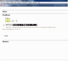 solve equations in mathematica using