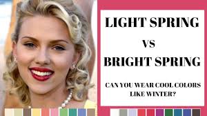 light spring vs bright spring can you
