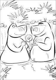 coloring pages hippo coloring gloria