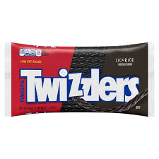 twizzlers twists black licorice candy