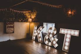 light up letters for your wedding