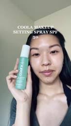 review of coola makeup setting spray