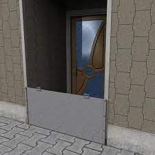 Flood Barrier Shield For Doors