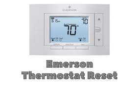 how to reset emerson thermostat hvac