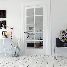 Builders Choice 24 In X 80 In Solid Core 10 Lite Clear Glass White Primed Wood Interior Door Slab