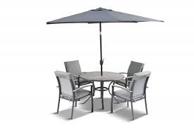 Turin 4 Seat Dining Set With 2 5m