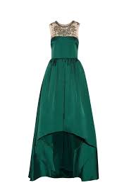 Rent Boutique Emerald Satin Twill Gown