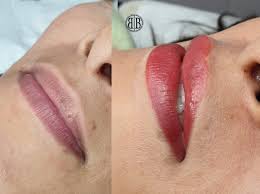 semi permanent lip tattooing
