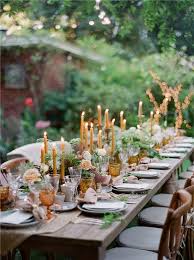 vintage wedding table settings