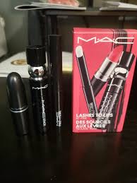 mac cosmetics lashes to lips 3 pc kit