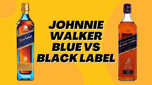 johnnie walker blue vs black label