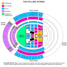 Rolling Stones Adelaide Oval B10 Seating Charts Rolling