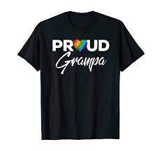 Amazon.com: Mens Proud Grampa Gay Pride Month LGBTQ T-Shirt : Clothing,  Shoes & Jewelry