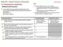 Ppt Math 20 1 Chapter 8 Systems Of