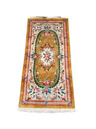 chinese aubusson rug with wool fl