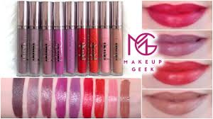 makeup geek plush creme lipsticks lip