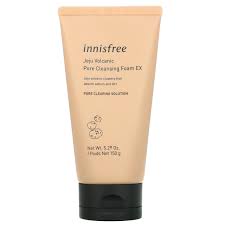 The cleanser is a creamy face wash and lathers into soft suds. Innisfree Jeju Volcanic Pore Cleansing Foam Ex 5 29 Oz 150 G Iherb
