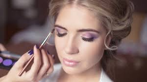 purple is the bold makeup color of the