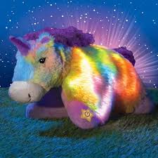 Unicorn Glow Pillow Pets Lights Up Sparkling Stuffed Animal Jumbo 18 Large Unicorn Pillow Pet Animal Pillows Unicorn Pillow