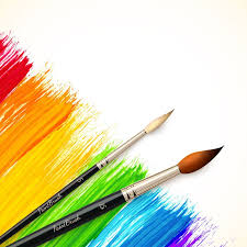 Color Paint Brush Vector Watercolor