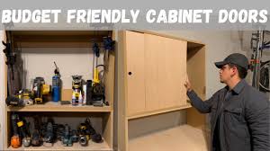 how to make sliding cabinet doors for