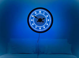 Wall Clock With Led Light Wall Clock