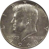1968 D Kennedy Half Dollar Value Cointrackers