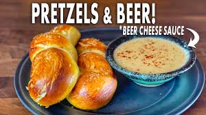 soft pretzels with beer cheese sauce