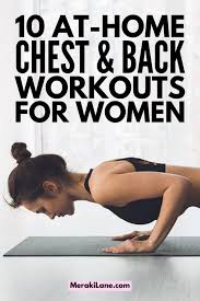 chest workouts for women 10 at home