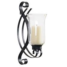 Black Metal Candle Sconce