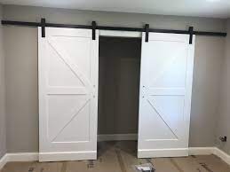 Maybe you would like to learn more about one of these? Farmhouse Sliding Barn Doors For Closet Wall Paint Stone Hearth Benjamin Moore Trim And Bar Bedroom Closet Doors Barn Doors Sliding Farmhouse Style Bedrooms