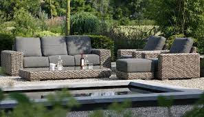 all weather wicker garden lounge set