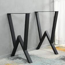 metal legs set of square w shape