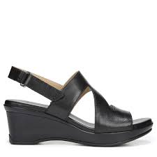 Naturalizer Womens Valerie Narrow Medium Wide Wedge Sandals