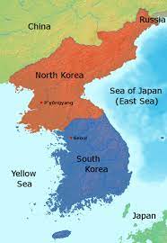 north korea political geography now