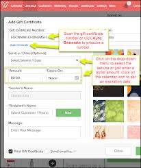 Gift Certificates How To Sell And Redeem Gift Certificates In