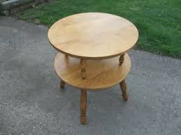 2 Tier Maple End Table