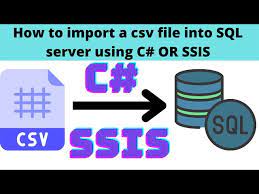 csv file into sql server using c