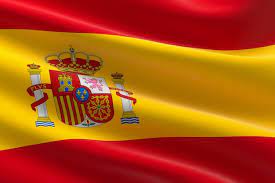Bandera de españa. ilustración 3d de la bandera española ondeando. | Foto  Premium