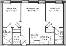 500 Sf 2 Bedroom Small House Plans