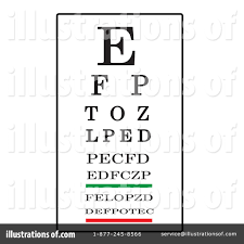 Eye Chart Clipart 84878 Illustration By Pams Clipart